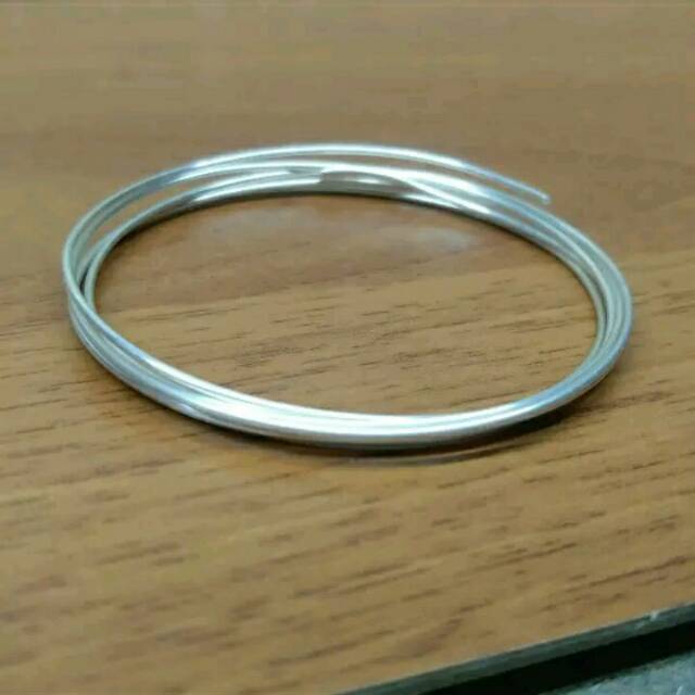 KAWAT PERAK UNTUK LILITAN SPOEL ANTENA V2R V4R TELEK TAIWAN TELEK HY GAIN DIAMETER 1MM PANJANG 90CM