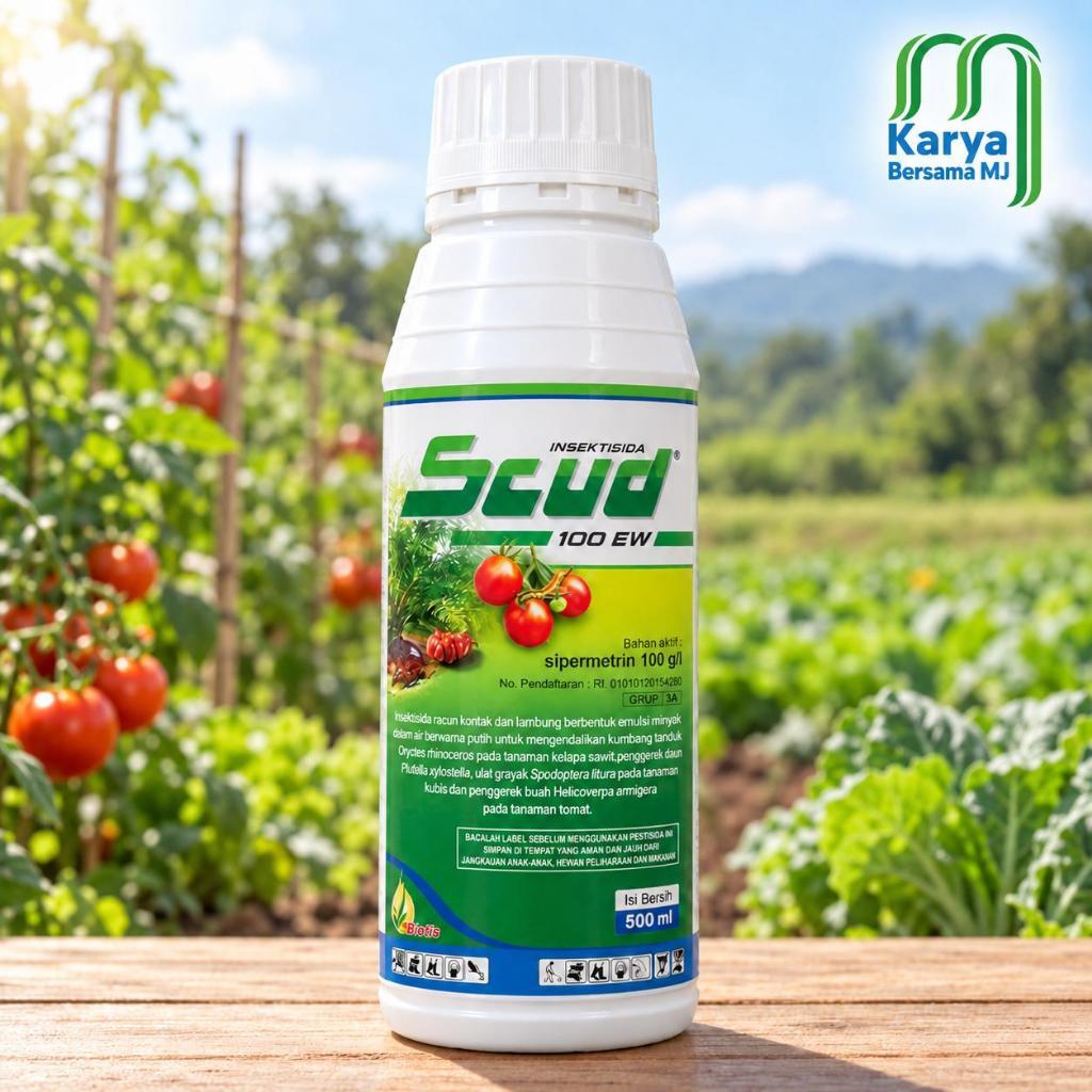 Insektisida SCUD 100 EW 500 ml – Sipermetrin Obat Ulat dan Hama Tanaman