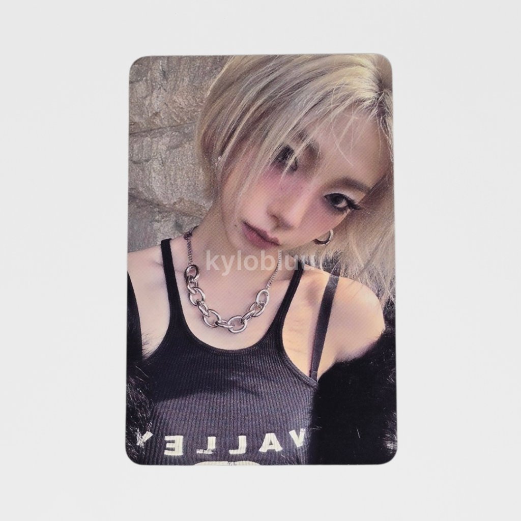 [READY] PHOTOCARD PC OFFICIAL AESPA KARINA ALBUM DIRTY WORK DW DIRTY CASE VER B BLONDE
