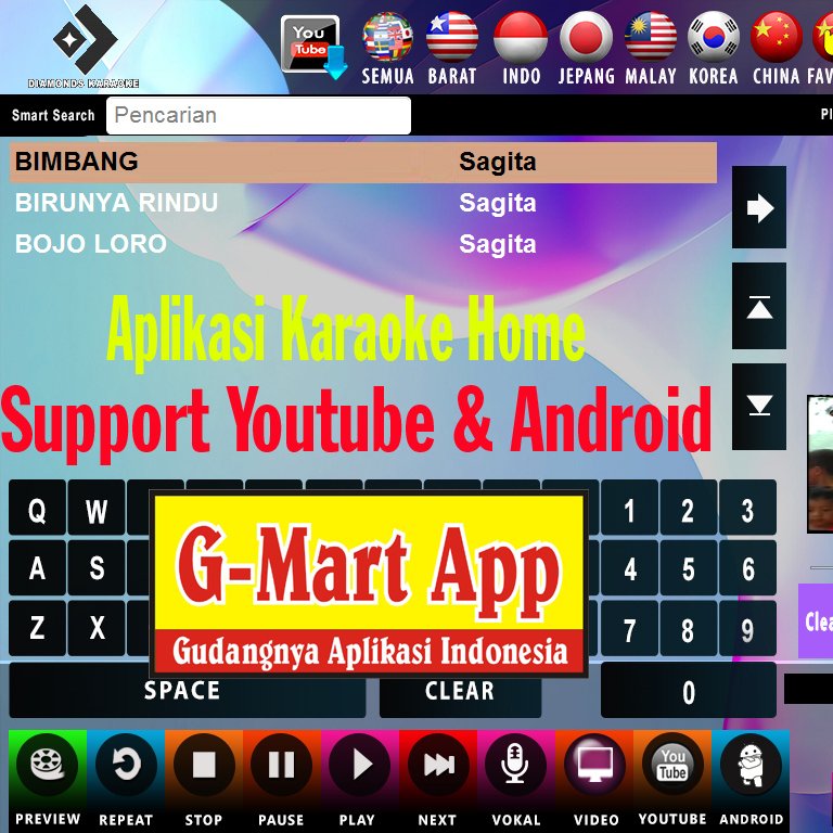 Aplikasi Karaoke support Youtube dan Android