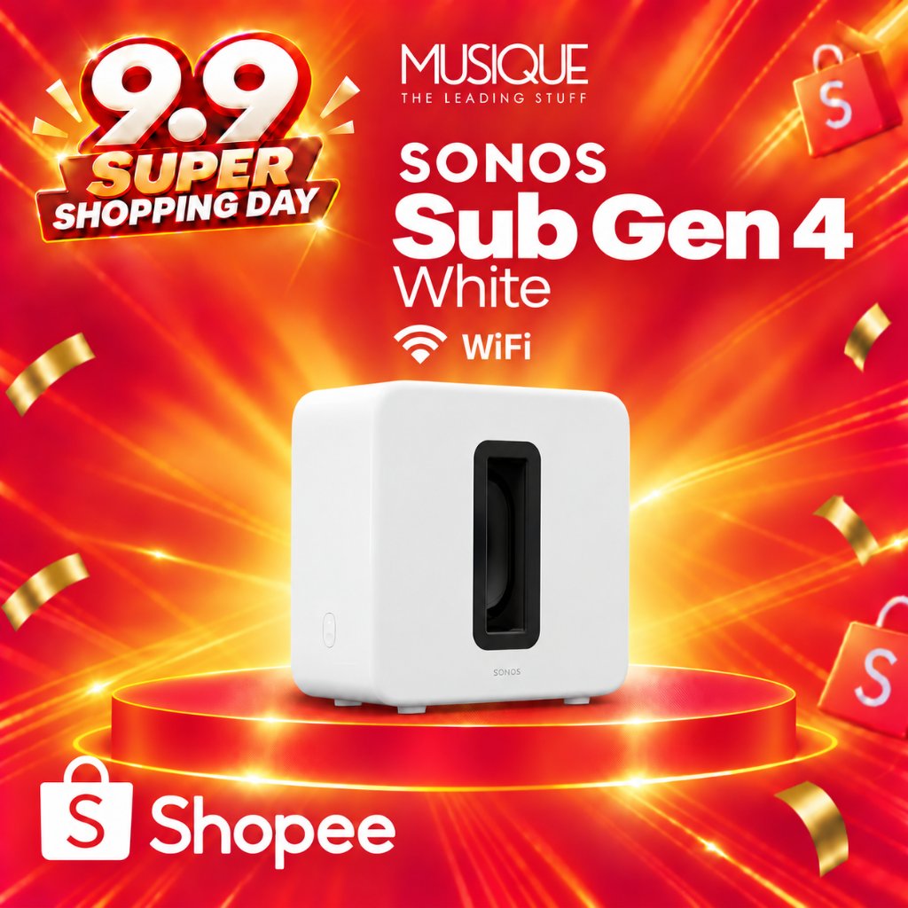Sonos SUB 4 Wireless Subwoofer HiFi System - White