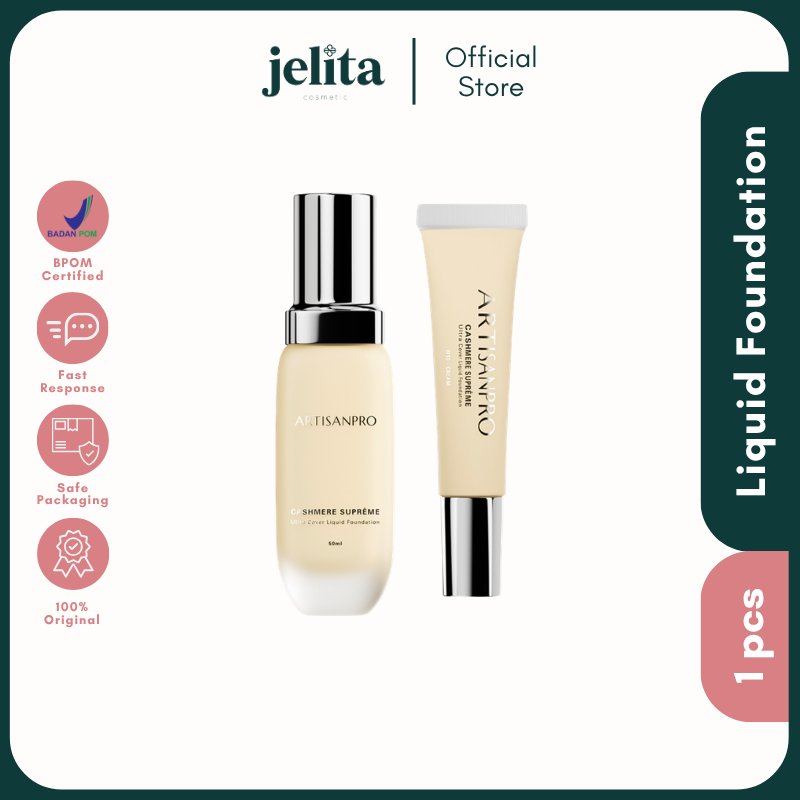 Jelita Cosmetic - Artisan Pro Cover Liquid Foundation