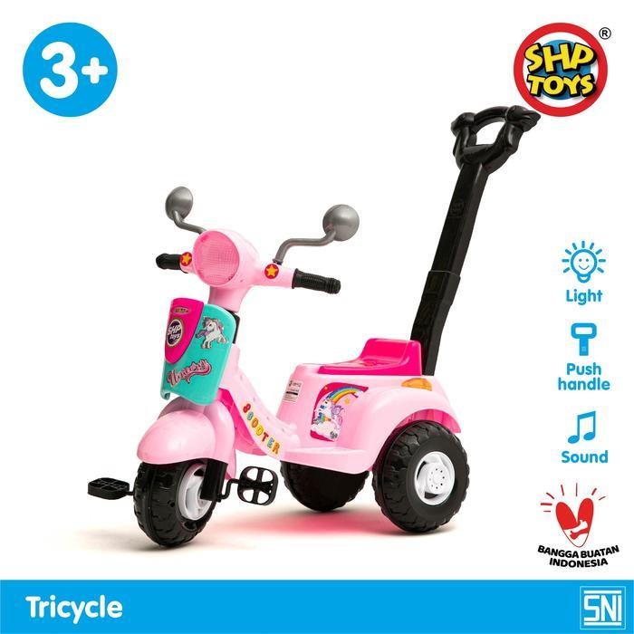 SHP 609 Scooter SHP Toys Ride On Toys Mainan Skuter Roda Tiga