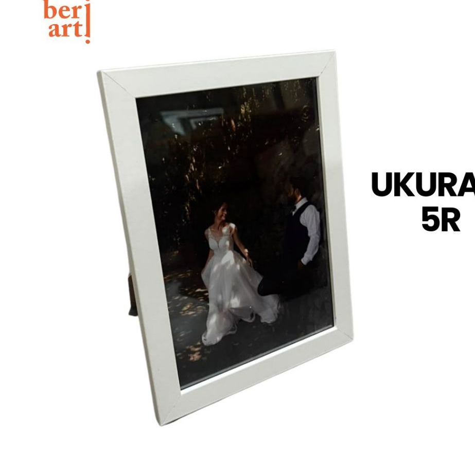 Cetak Foto Bingkai 5R Langsung Jadi / Cetak Foto Estetik / Bingkai Foto Minimalis / Cetak Foto denga