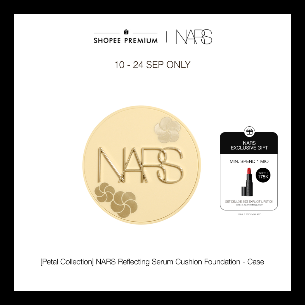 [Petal Play Collection] NARS Reflecting Serum Cushion Foundation - Case