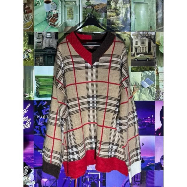 Dongsinsa Classics Tartan Burberry Knitwear Preloved