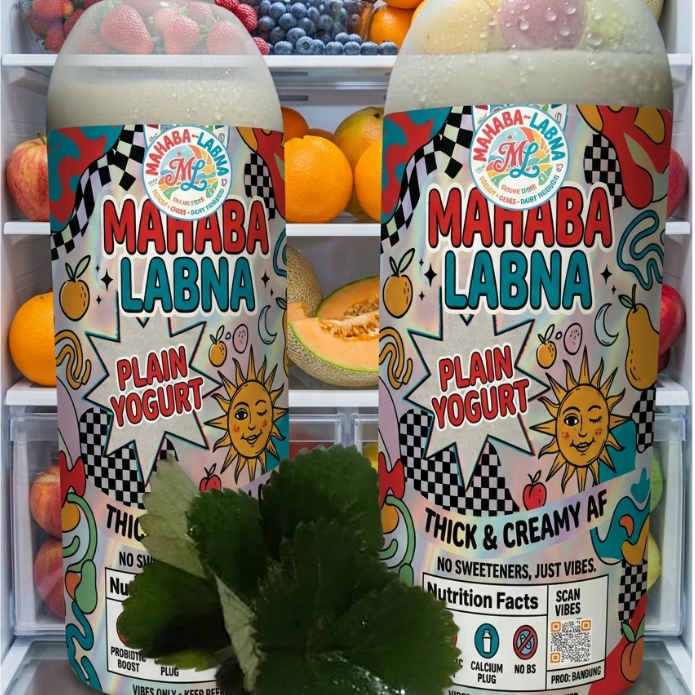 Organic Plain Yogurt Botol 1 Liter Tanpa Gula | Organic Plain Yogurt No Flavour | Healthy