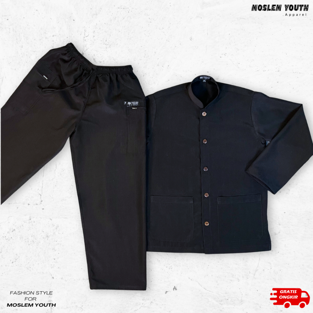 Setelan pangsi silat dewasa adat sunda tradisional jawa barat premium murah By Moslem Youth Apparel