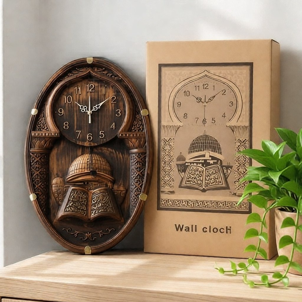 Jam Dinding Kaligrafi Oval 2553