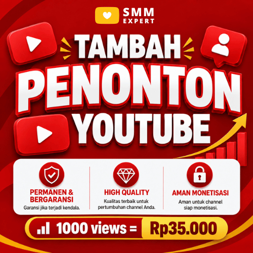Penayangan Youtube Permanen Tayangan YT Video Short Ditonton Views Viewer Bergaransi