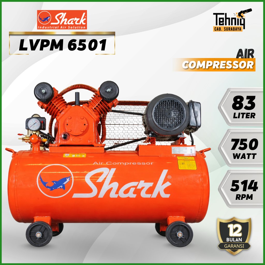 Mesin Kompressor HITACHI Air Compressor 3HP 3 Phase 2.2P-9.5V5A