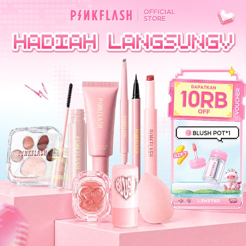 PINKFLASH OhMyColor 1st Anniversary Makeup Beauty Sets The Hottest makeup Set Full Face Makeup Set