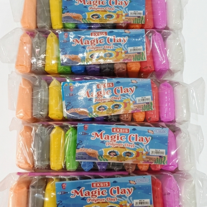 EXSIS Magic Clay 12 warna