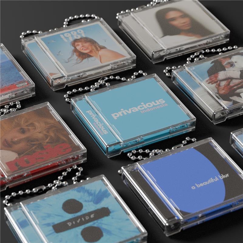 Keychain Pocket Album NFC Western LANY Taylor Swift Olivia Rodrigo Laufey Sabrina Carpenter Clairo R
