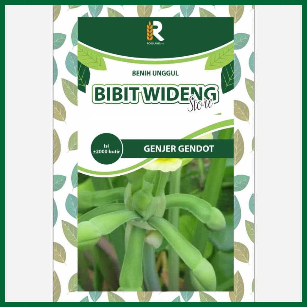 ( 2.000 BENIH ) GENJER GENDOT | SAYUR GENJER | DAUN GENJER SAYUR