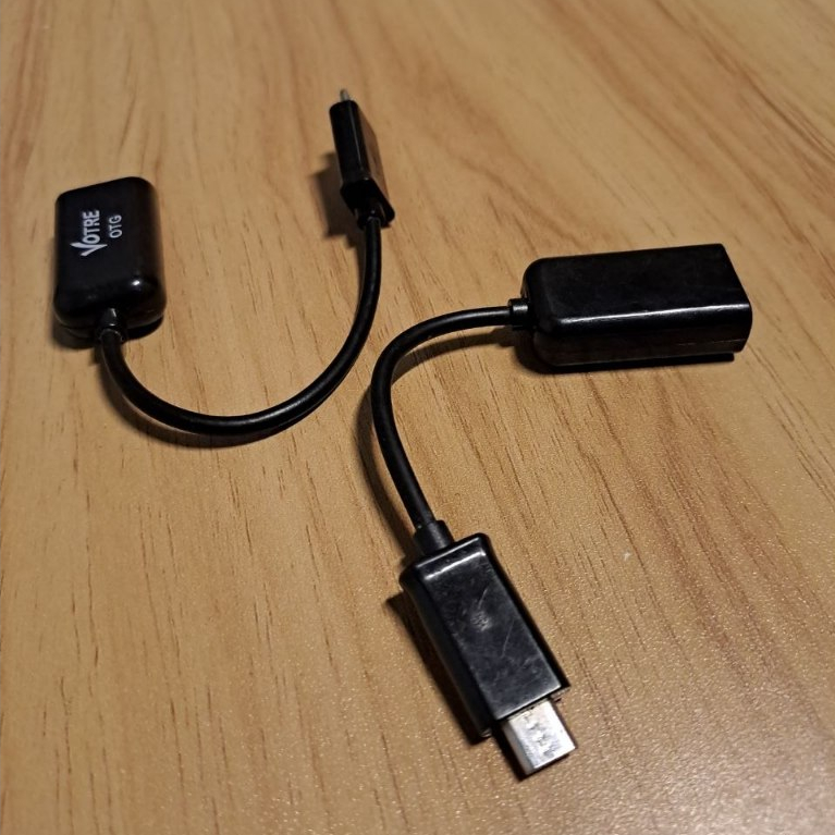 OtG Kabel Micro Usb Robot Android Hitam