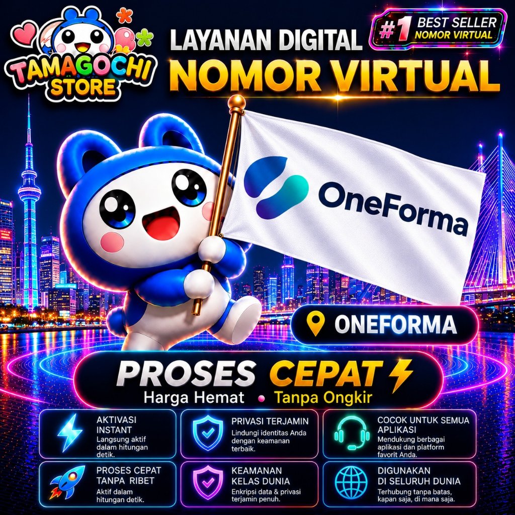 Tamagochi Nomor Virtual OneForma Luar Negeri International Digital Fresh All Country