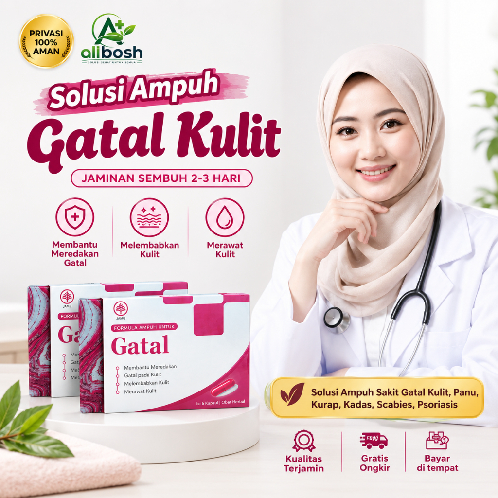 OBAT GATAL KULIT Ampuh Eksim Scabies Kurap Panu Tablet Meredakan Gatal sembuh total