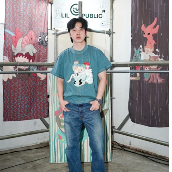 Aoi T-Shirt Blue | LILXSMWGW COLLAB