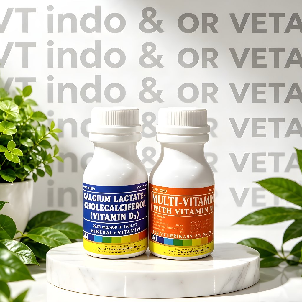 MULTIVITAMIN AYAM & CALCIUM LACTATE OTOT STAMINA AYAM IMPORT KALSIUM - MULTIVITAMIN