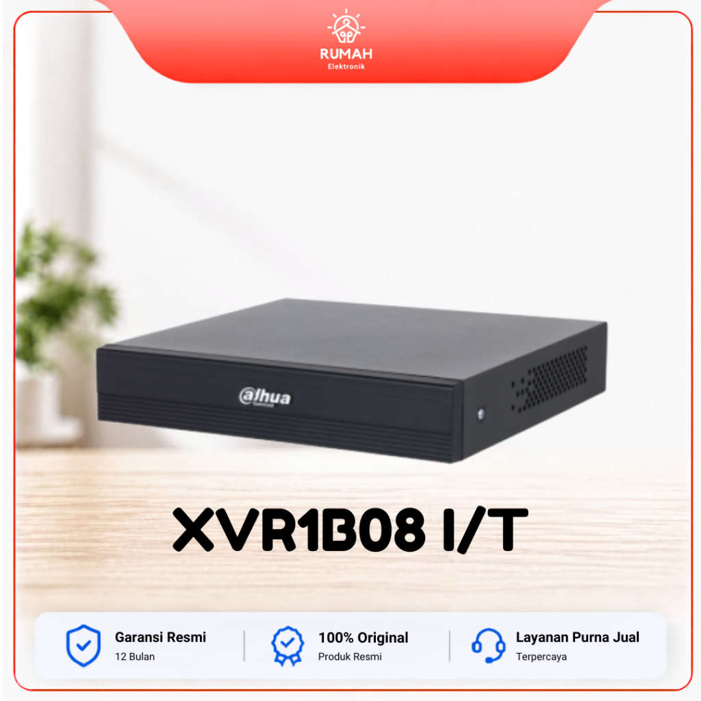 Dahua XVR1B08-I DVR CCTV 8 Channel WizSense AI H.265+ Support 10 IP Camera Full HD Original