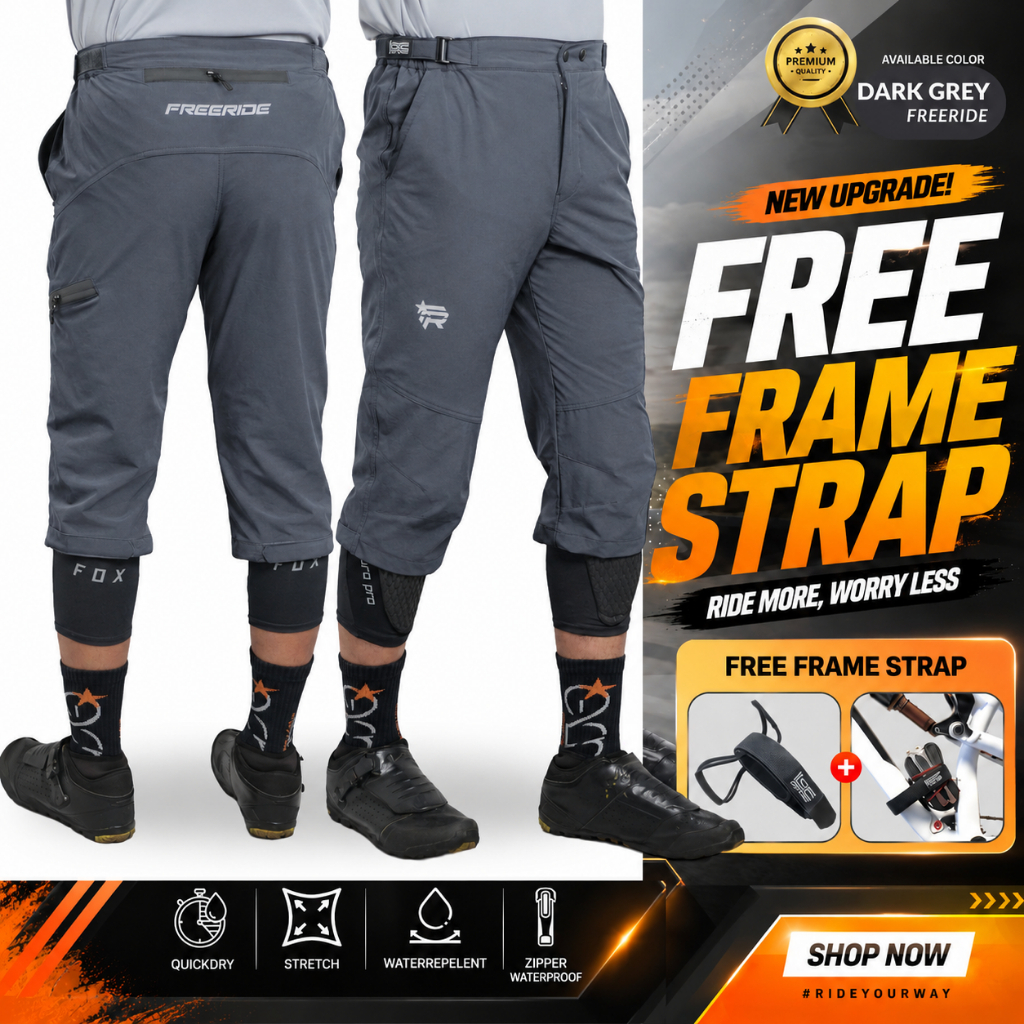 Celana Gowes Pria Celana Sepeda Mtb Celana Mtb 3/4 Celana Sepeda Panjang Free ride Cycling Pants