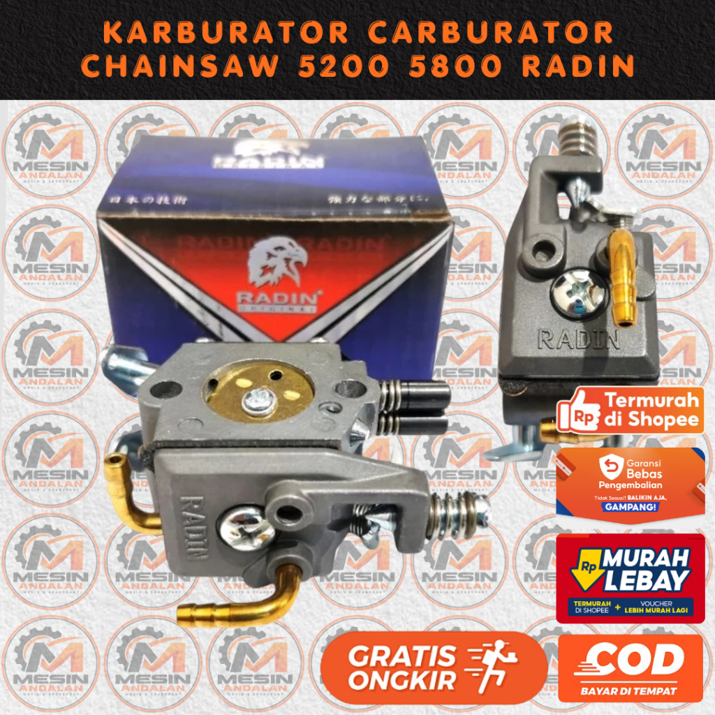 Karburator Carburator Chainsaw 5200 5800 RADIN