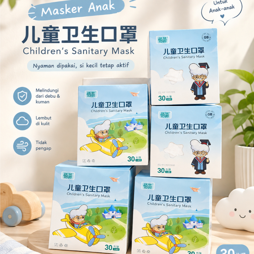 Masker Medical Grade Anak | Individual Packaging