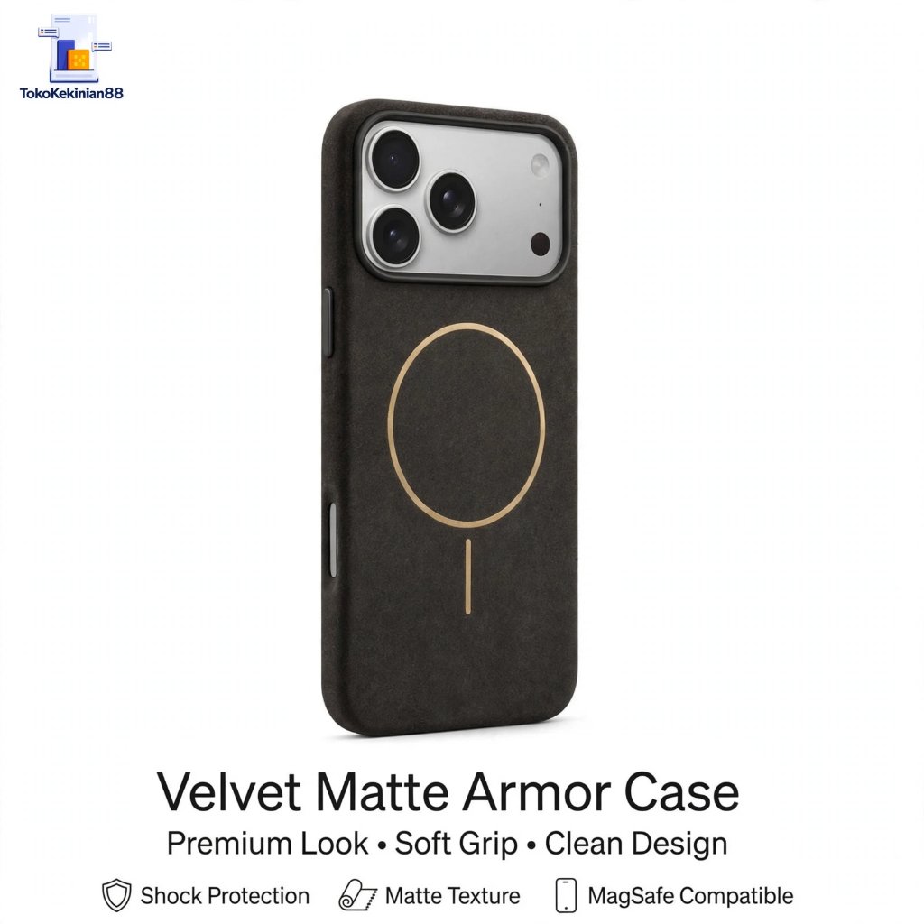 Leather Golden Ring Case For Iphone 17 16 15 14 13 Pro Max Series Casing Magsafe Microfiber Inside -