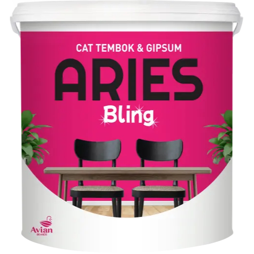 CAT TEMBOK ARIES BLING