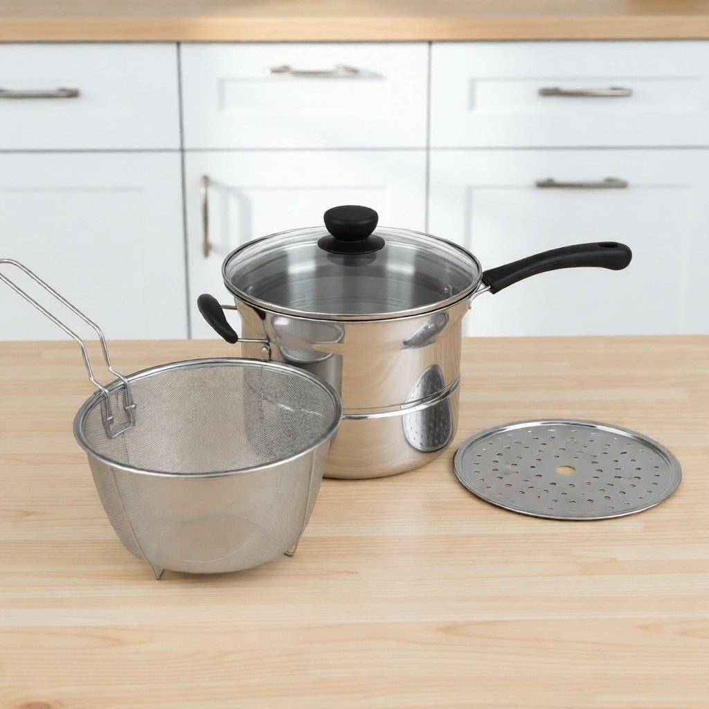 Panci Goreng & Kukus Serbaguna Q2-218 22cm