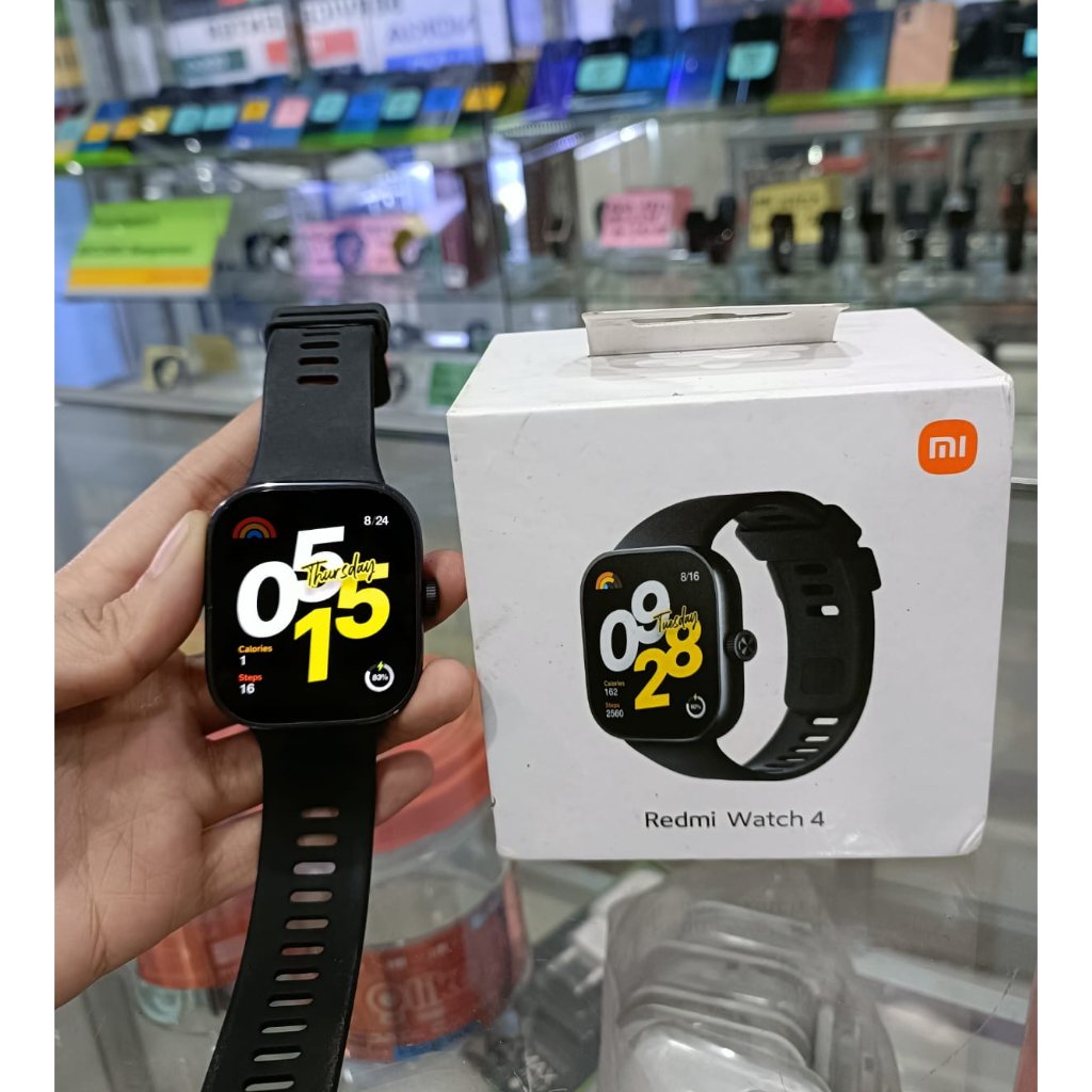 JAM TANGAN SMARTWATCH XIAOMI REDMI WATCH 4 1,97" INCH GPS ANDROID WATCH PRIA SMARTBAND HEART RATE SE