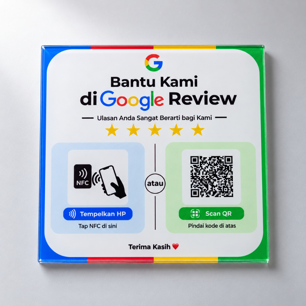 NFC Card Google review map TapUlasin
