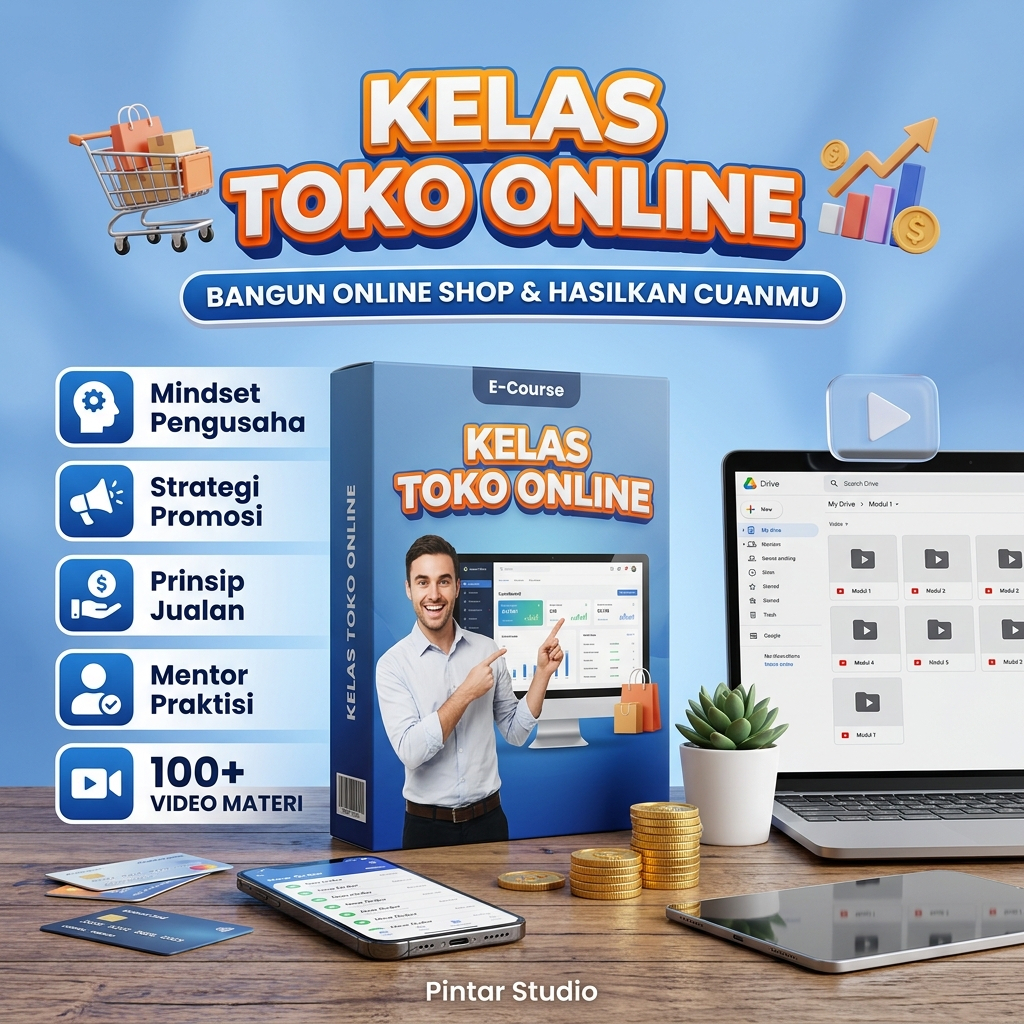 (39) KELAS TOKO ONLINE - Kursus Terlengkap Bangun online Shop Yang Profitable Dengan Teknik Yang Ter