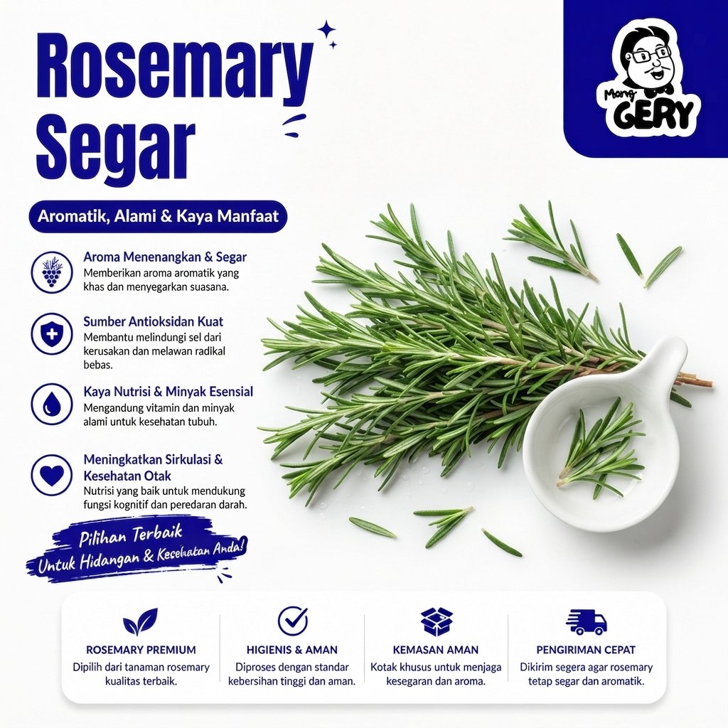 Rosemary Organik Segar | Rosemary Organic segar Italian Herb Veggies l Be Fresh