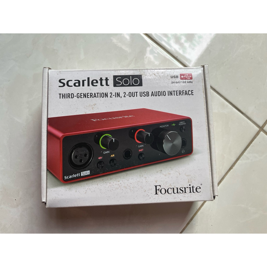 Soundcard Focusrite 2i2 Gen 3 / Soundcard Focusrite