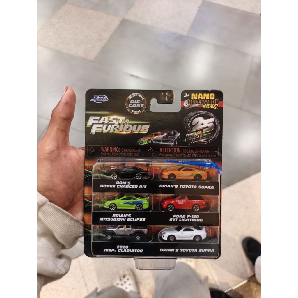 jada diecast fast n furious paketan isi 6