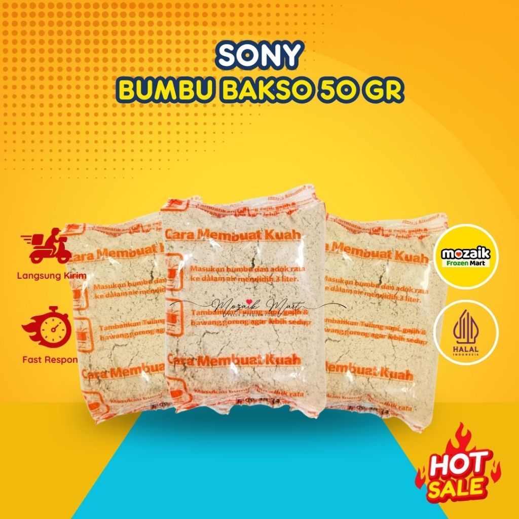 Sony Bumbu Kuah Bakso Asli Lampung Frozen Food Mart Palembang