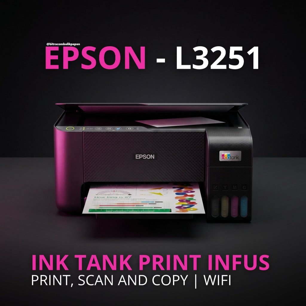 Printer Epson - L3251 - Print,Scan,Copy,Wifi - Infus