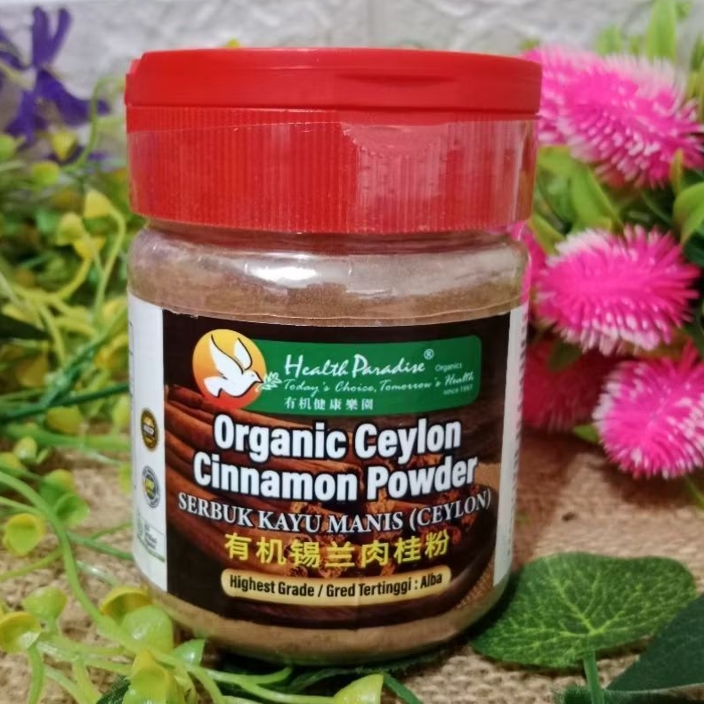 Health Paradise Organic Ceylon Cinnamon Powder 80g
