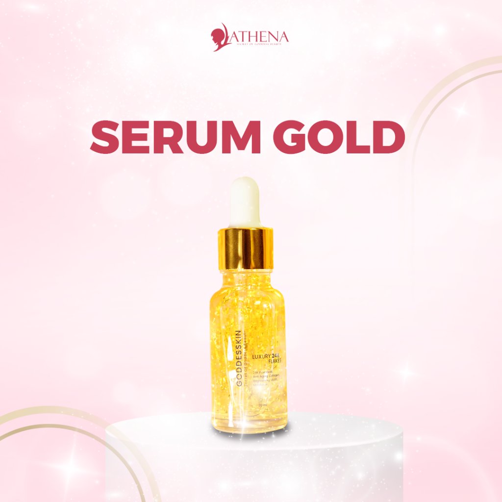 Goddesskin - GS+ Serum Gold With Phytocell 20 ml - Serum Wajah, 24k Pure Gold, Vit B, Anti Aging