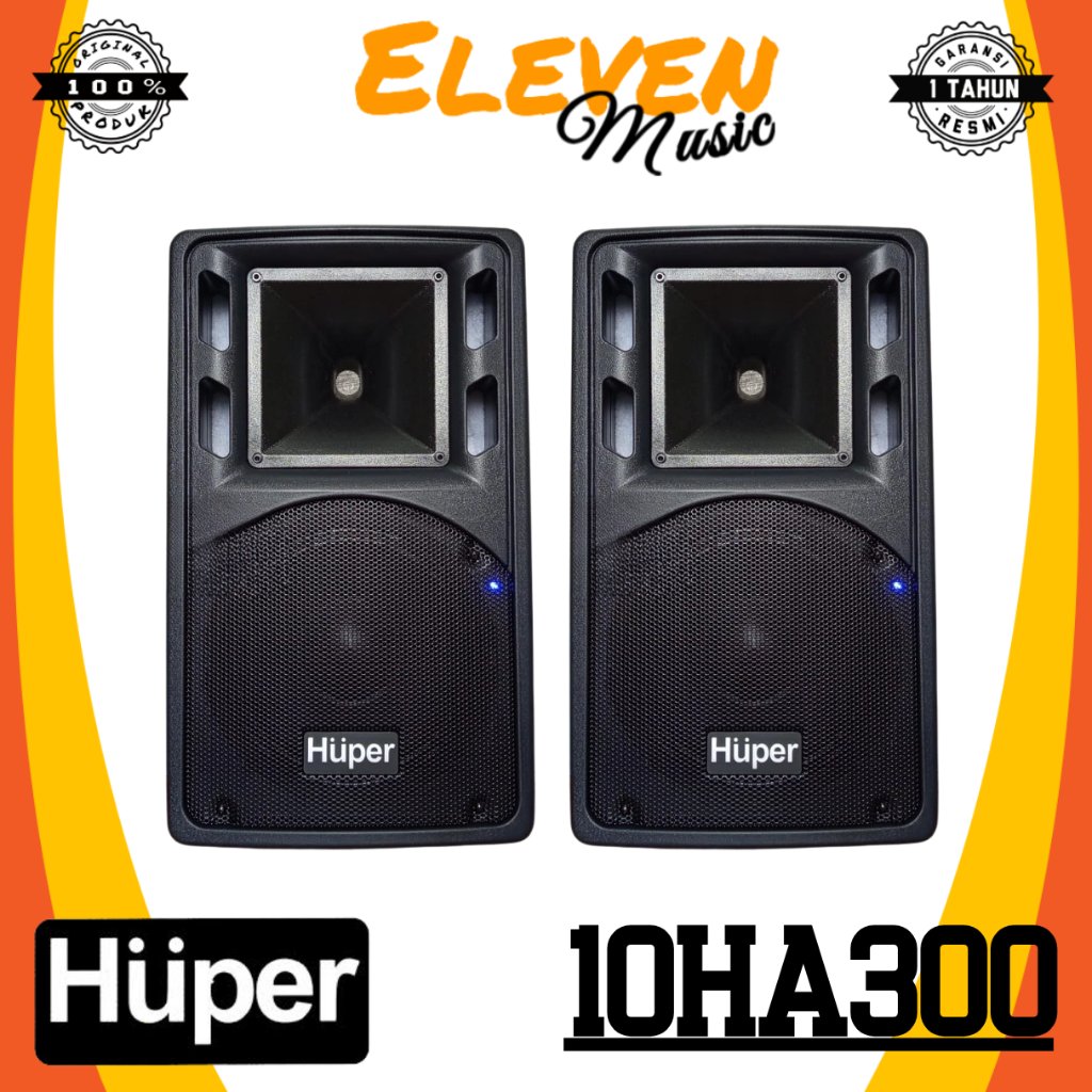 Huper 10Ha300 Speaker Aktif 10-inch Original 10HA-300 10 HA 300