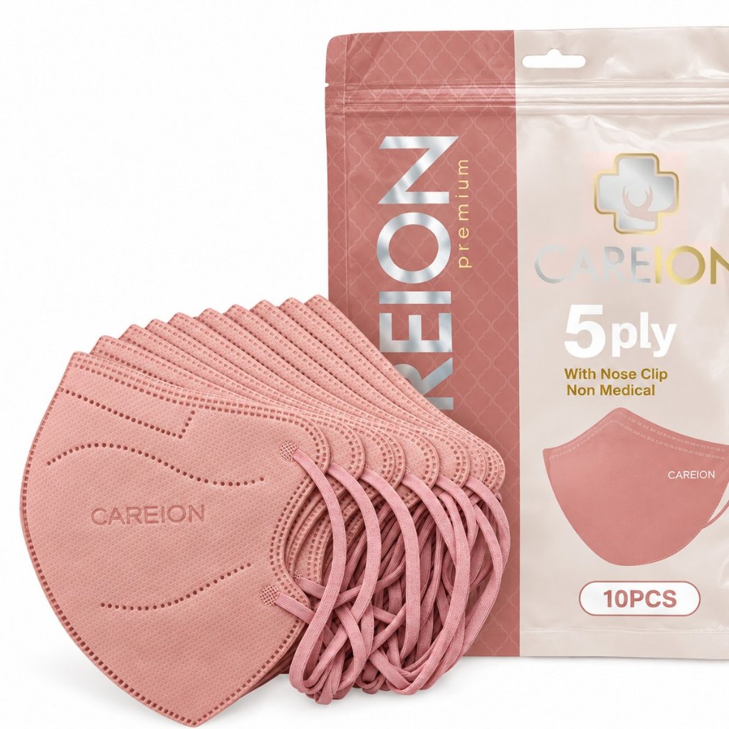 MASKER CAREION DUCK BILL HYBRID NOSE CLIP 5PLY ISI 10PC MASKER DUCKBILL CAREION HYBRID WARNA PREMIUM