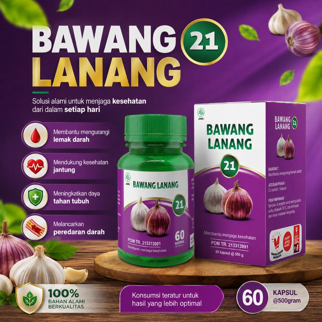 KAPSUL BAWANG LANANG 21 - BAWANG LANANG 21 BAWANG LANANG 21 - Kapsul Bawang