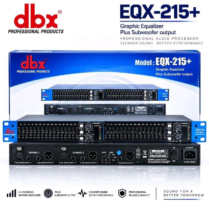 Equalizer EQX 215 + Subwoofer