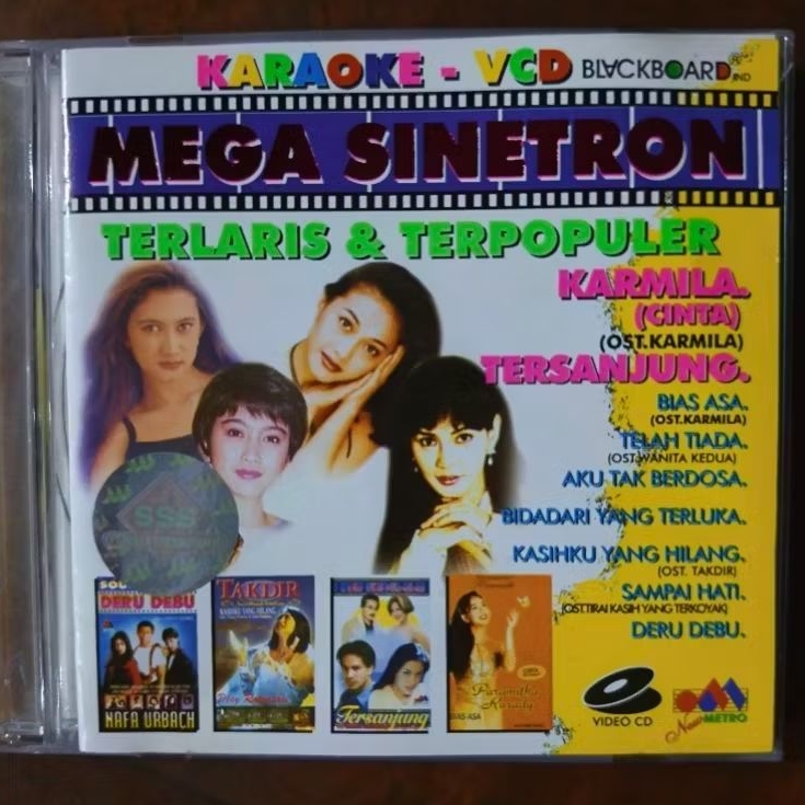 VCD Musik original KARAOKE MEGA SINETRON Terlaris & Terpopuler