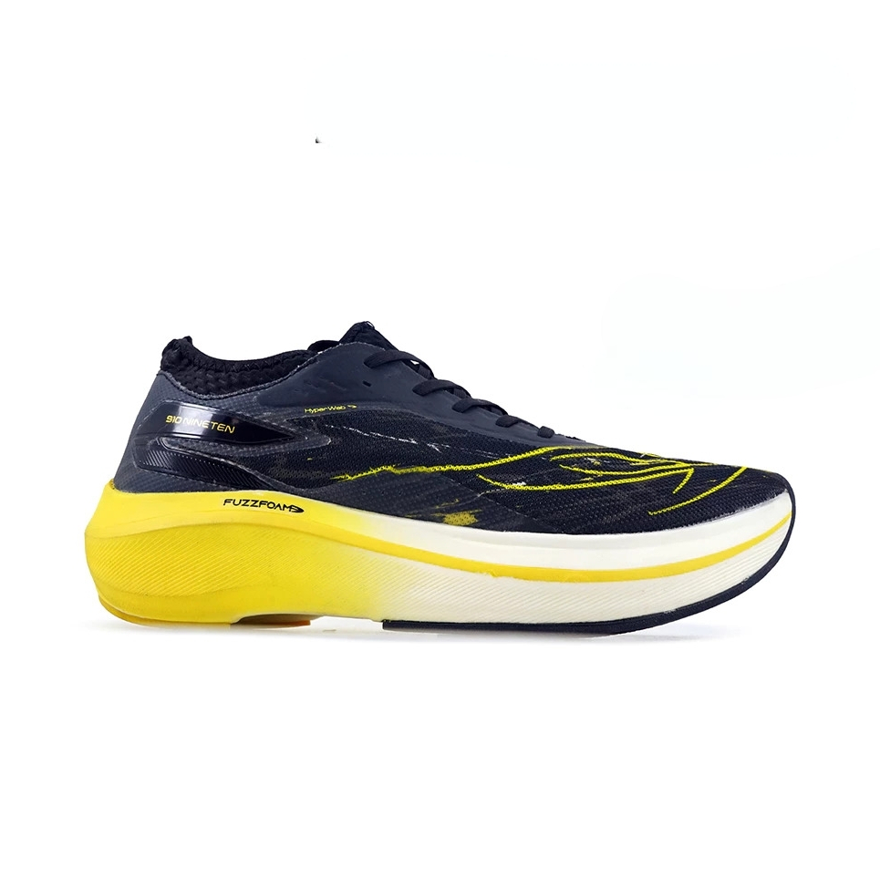910 Nineten HAZE VELOCE Sepatu Lari - Haze Veloce HITAM/PUTIH/KUNING 910Nineten Original