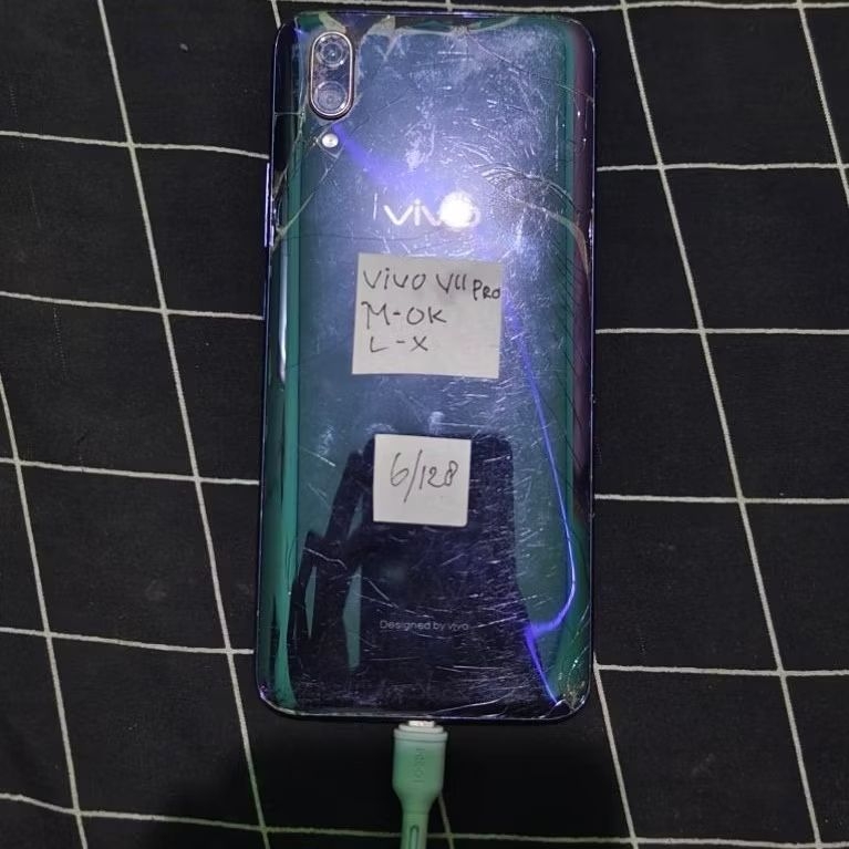 MESIN HANDPHONE VIVO V11 PRO MINUS BEKAS TESTED UNIT NORMAL RAM 6/128 GB
