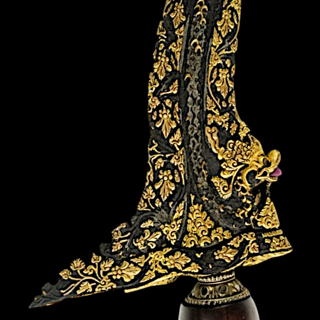 Keris Nogo Sosro Luk 9 Kinatah Emas Mataram Sultan Agung
