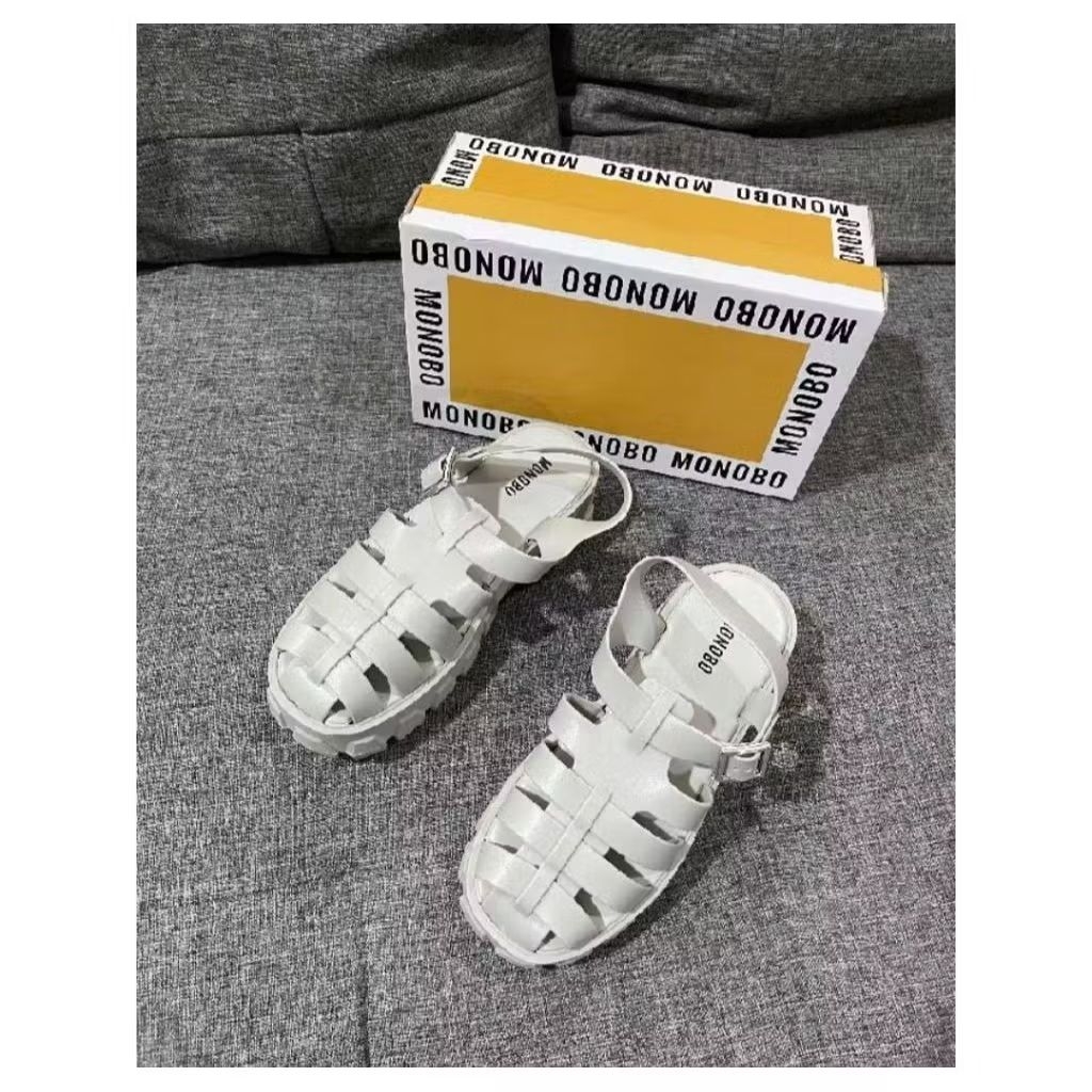 sandal monobo bkk soft grey original
